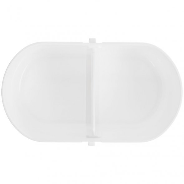 Ланчбокс Lunch Break, белый с черным 