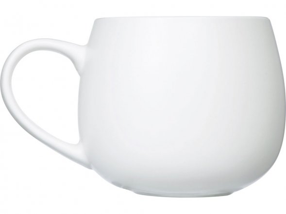 Кружка круглой формы Verlo, 410мл, белый 