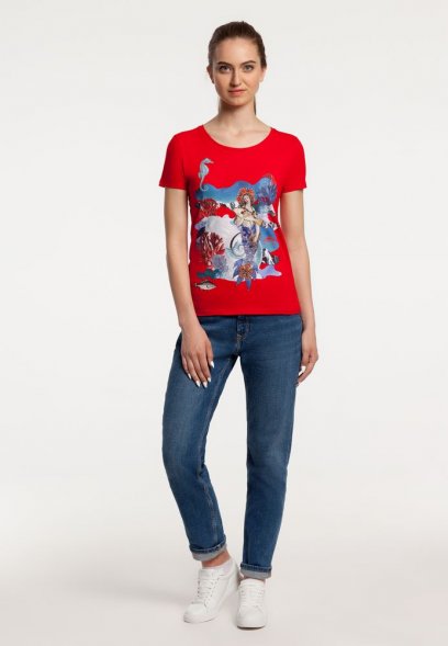 Футболка женская Ragazza Di Mare, красная 