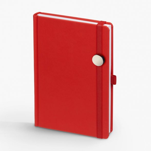 Ежедневник Favor Metal, недатированный, красный 