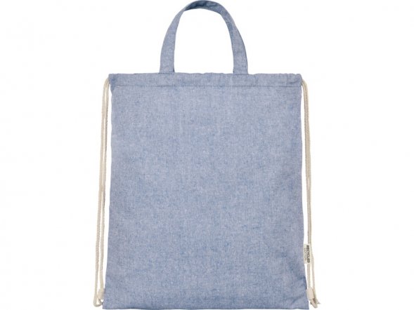 Pheebs 150 г/м² Aware™ рюкзак со шнурком из переработанных материалов - Синий 