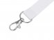 Ланъярд из RPET с карабином, белый 