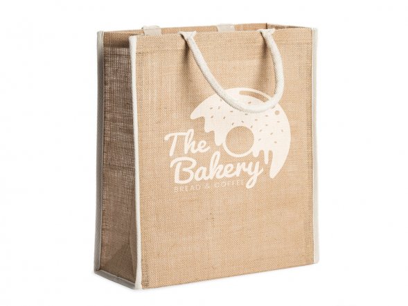 Сумка KOPER из натурального джута, бежевый 