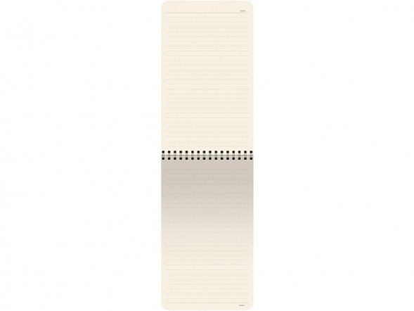 Блокнот А5 на гребне Pragmatic 60 листов в линейку, черный 