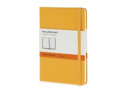 Записная книжка Moleskine Classic (в линейку) в твердой обложке, Pocket (9x14см), оранжевый
