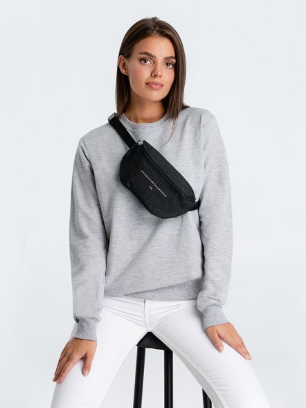 Поясная сумка «Юношеский минимализм», черная 