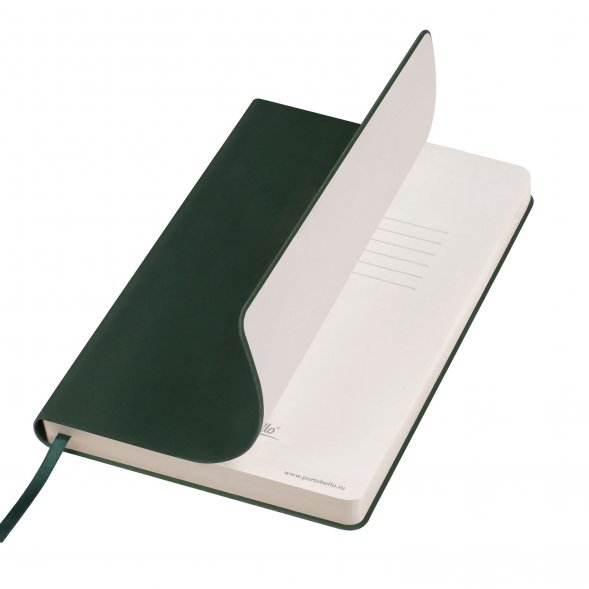 Ежедневник Latte Ecoline недатированный с антибактериальным покрытием, зеленый 