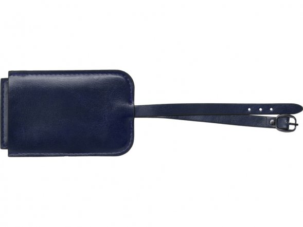 Багажная бирка из PU Fabrizio, синий 