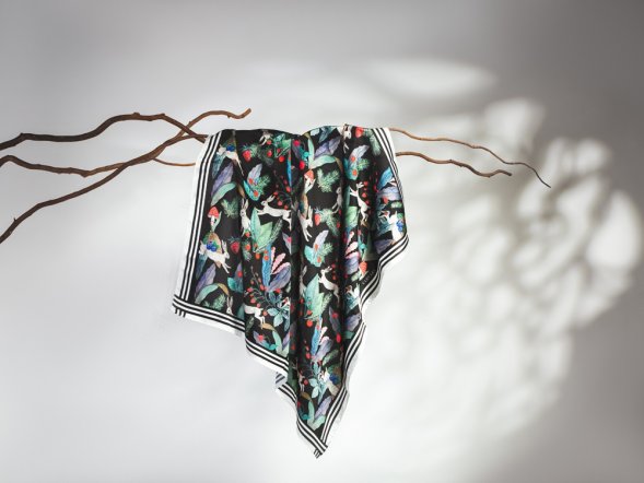 Платок Зайцы. Varvara 