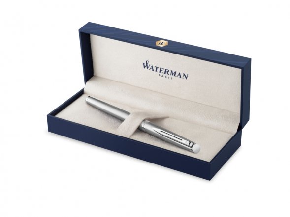Ручка роллер Waterman Hemisphere Entry Point Stainless Steel matte в подарочной упаковке 