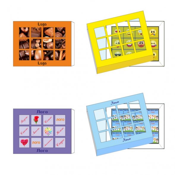 Набор шоколада Choco Windows на заказ 