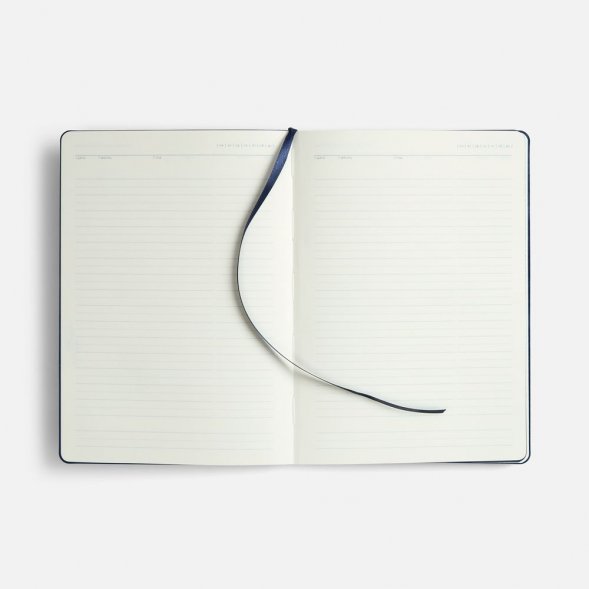Ежедневник Doppio, недатированный, синий 