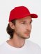Бейсболка Long Beach, красная 