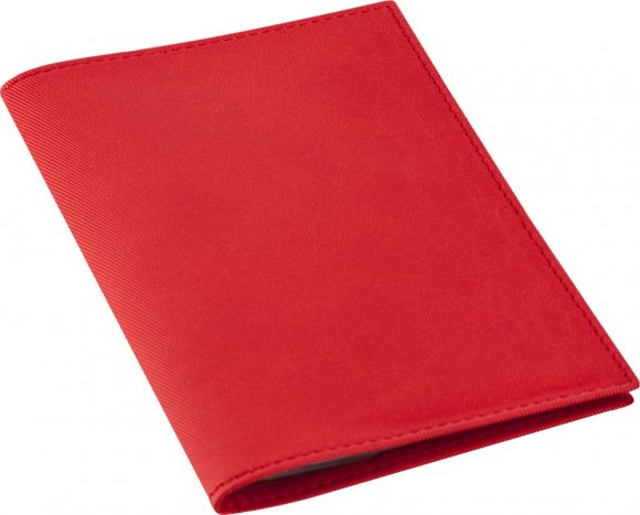 Обложка для автодокументов Twill, красная 