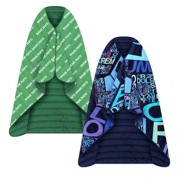 Плед-пончо Blanket Print на заказ 