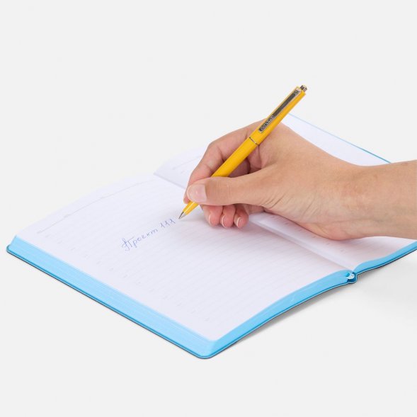 Ручка шариковая Senator Point, ver.2, желтая 