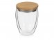 Стакан Valday с двойными стекнами и бамбуковой крышкой, 350 мл 