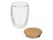 Стакан Valday с двойными стекнами и бамбуковой крышкой, 350 мл 