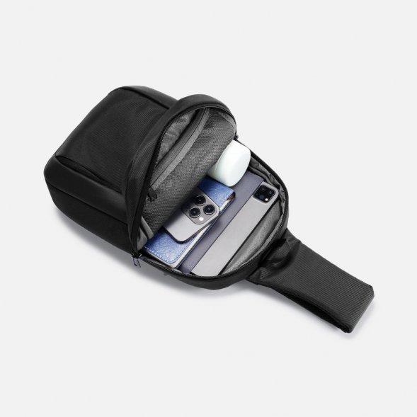 Рюкзак на одно плечо Gravon, черный 