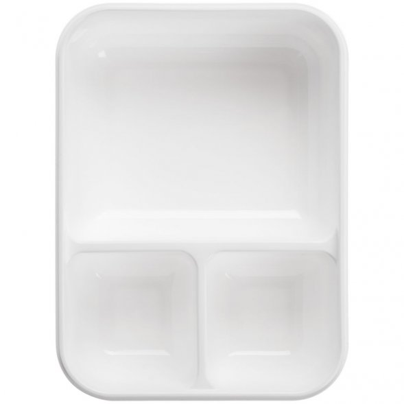 Ланчбокс Cibus с аккумулятором холода, белый с черным 