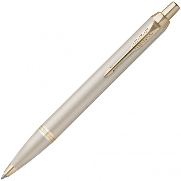 Ручка шариковая Parker IM Professionals Monochrome Champagne, золотистая 
