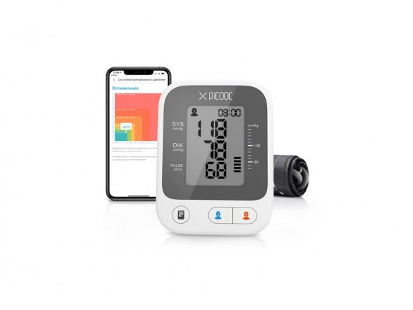 Умный монитор артериального давления Picooc X1 Pro, белый 