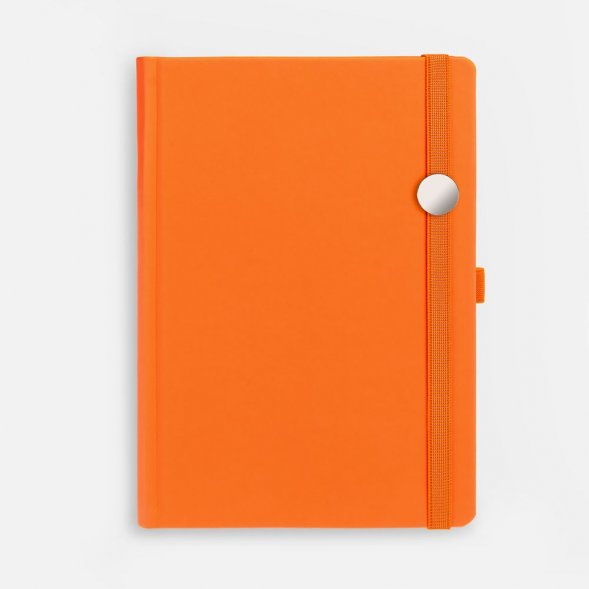 Ежедневник Favor Metal, недатированный, оранжевый 