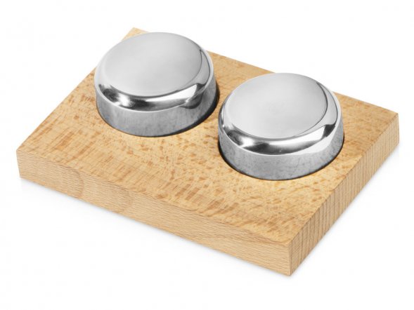 Шайбы для охлаждения виски на подставке Cool and steel 