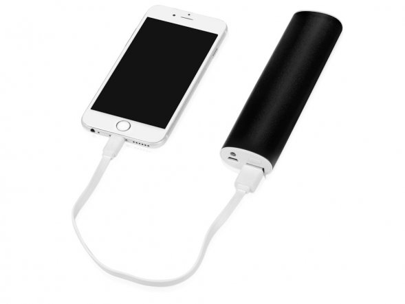 Портативное зарядное устройство Спайк, 8000 mAh, черный 