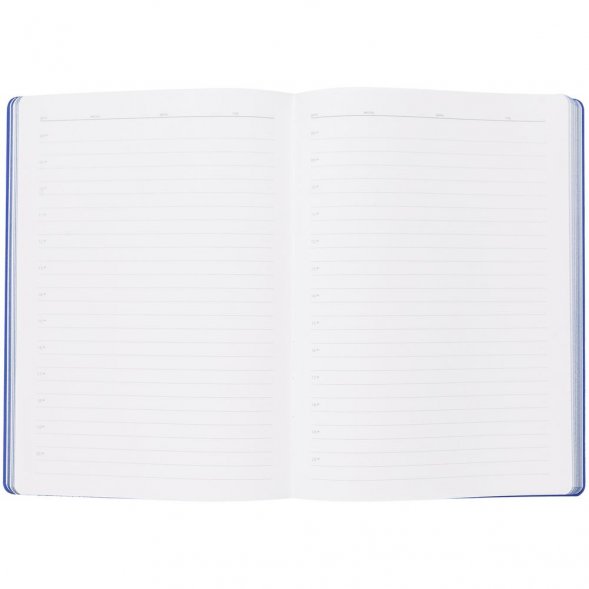 Ежедневник Flexpen, недатированный, серебристо-синий 