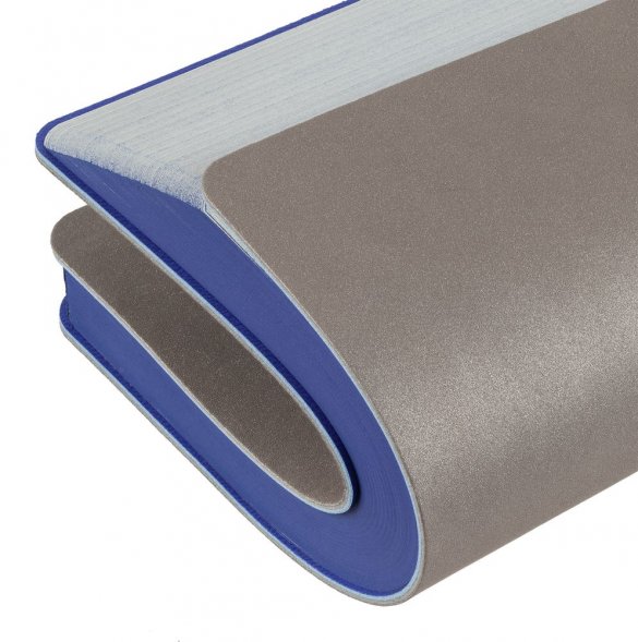 Ежедневник Flexpen, недатированный, серебристо-синий 