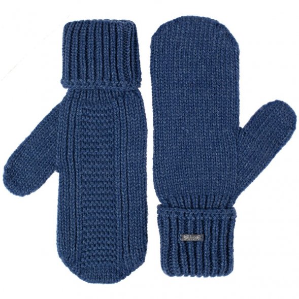Варежки Brugge, синий меланж 