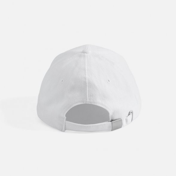 Бейсболка Buffalo, белая с темно-синим 