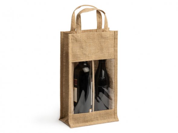 Сумка GRACE из ламинированного джута, бежевый 