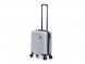 Чемодан TORBER Lama, серебристый, ABS-пластик, 38 х 21 х 55 см, 37 л 