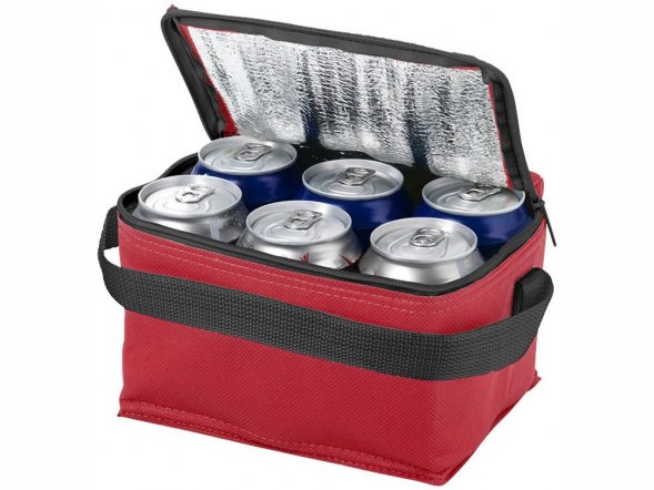 Сумка-холодильник Spectrum, красный/черный 