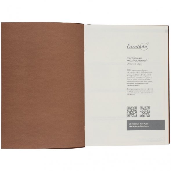 Ежедневник Avila, недатированный, черный 