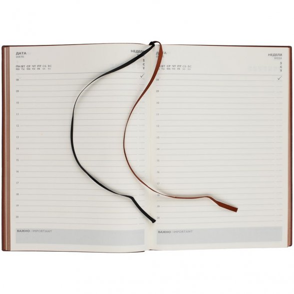 Ежедневник Avila, недатированный, черный 