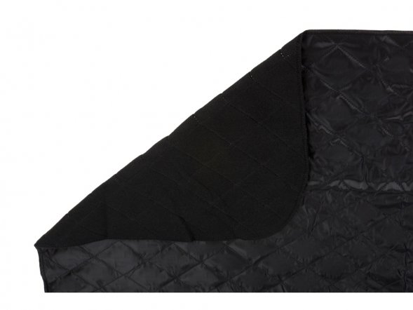 Стеганый плед для пикника Garment, черный 