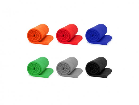 Плед LAMBERT из гладкого флиса, апельсин 