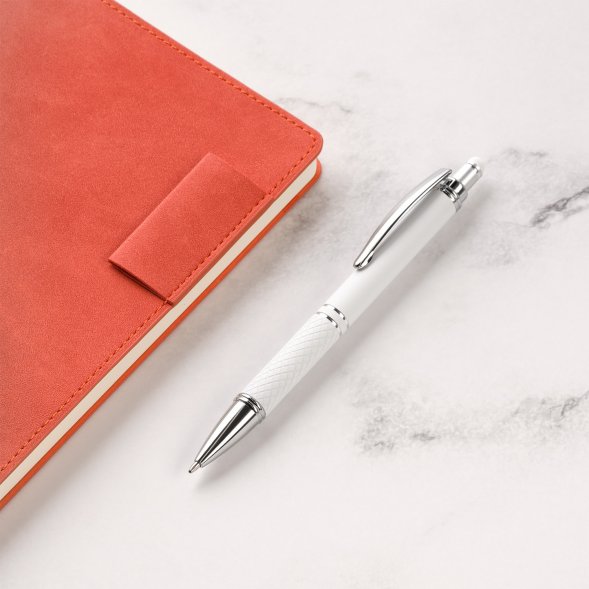 Шариковая ручка Alt, белая 