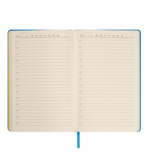 Ежедневник Sky недатированный, лазурный (без упаковки, без стикера) 