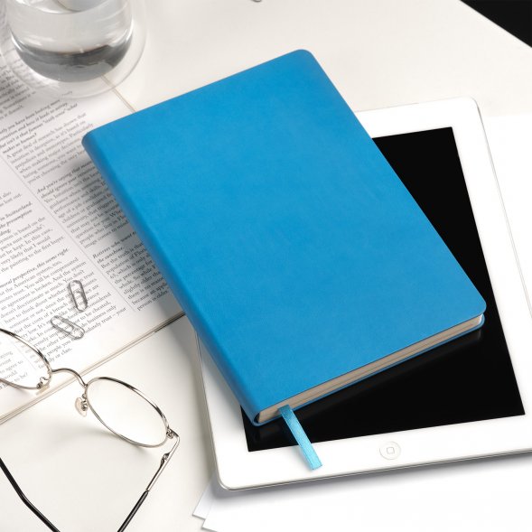 Ежедневник Sky недатированный, лазурный (без упаковки, без стикера) 