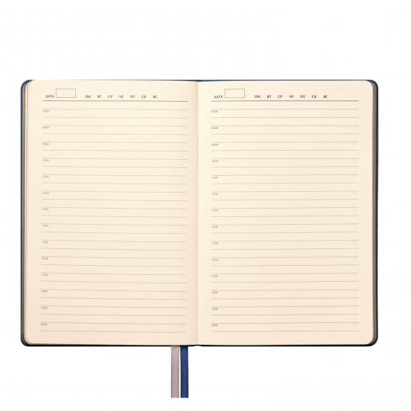 Ежедневник Tweed недатированный, синий (без упаковки, без стикера) 