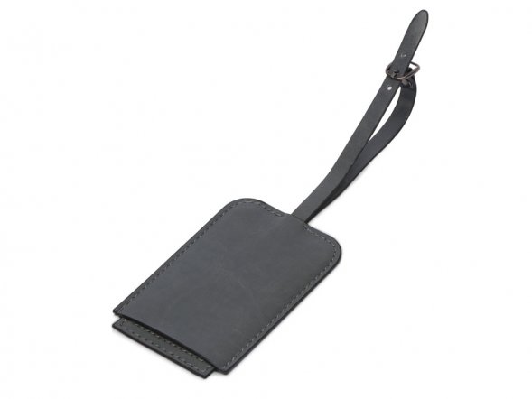 Багажная бирка из PU Fabrizio, серый 