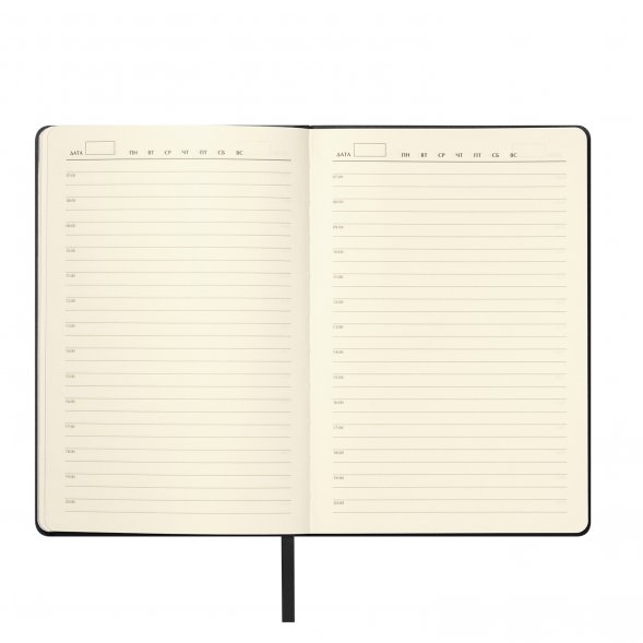 Ежедневник Molto недатированный, черный 