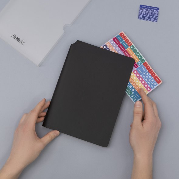 Ежедневник Molto недатированный, черный 