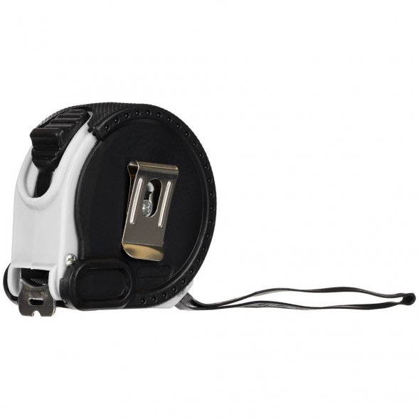 Рулетка Meter Plan, 5 м, черная с белым 