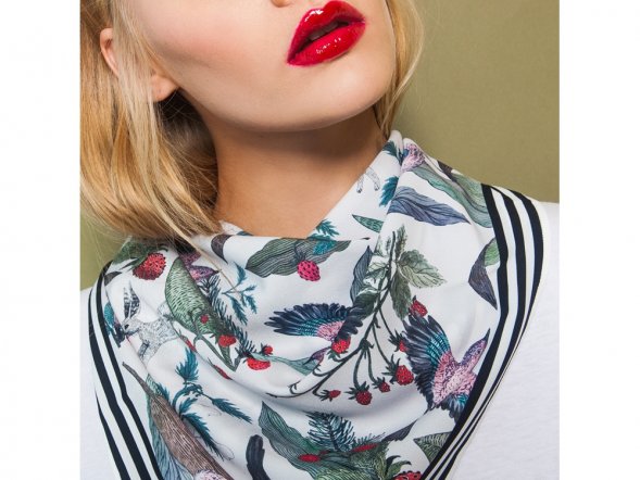 Платок Фазаны. Varvara 