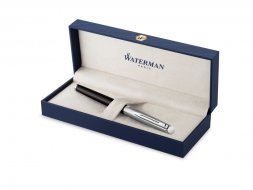 Ручка роллер Waterman Hemisphere Entry Point Stainless Steel with Black Lacquer в подарочной упаковк